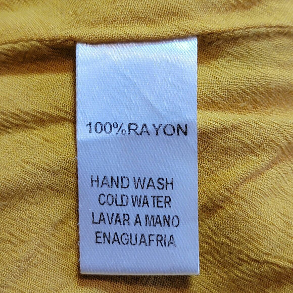 Love Culture Floral Loose Fit Pant Wide Leg Gold Yellow Pink Flowy Summer Boho S - Picture 13 of 14